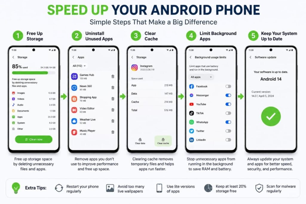 How to Speed Up Any Android Phone (10 Proven Tips)
